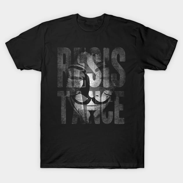 Anonymous Resistance T-Shirt by OsFrontis